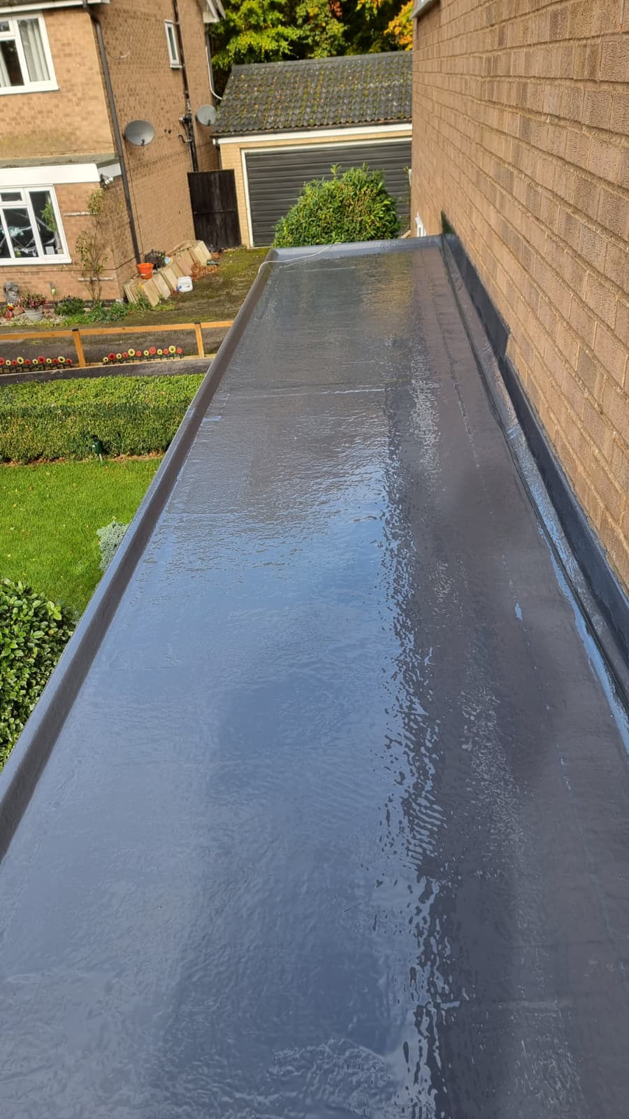 Flat roof replacement with new materials