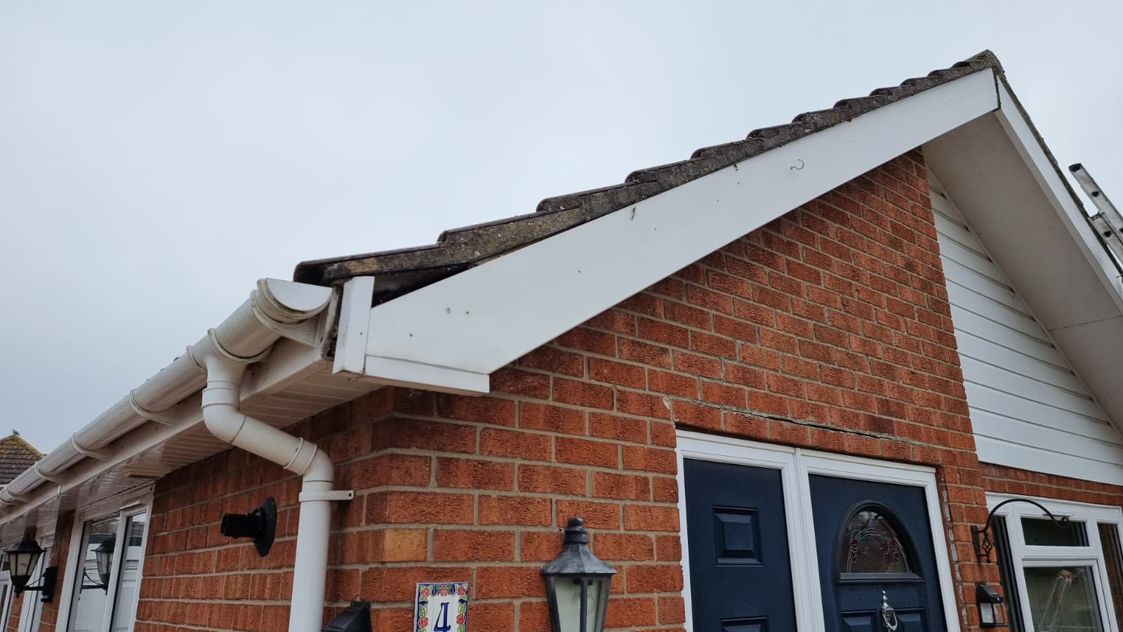 Fascia and cladding replacement on semi-detached property